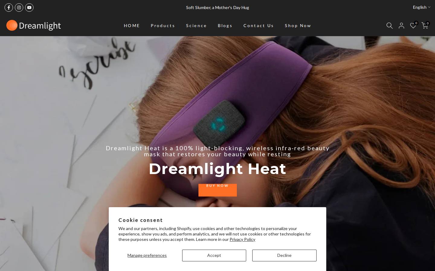 dreamlight.tech homepage screenshot