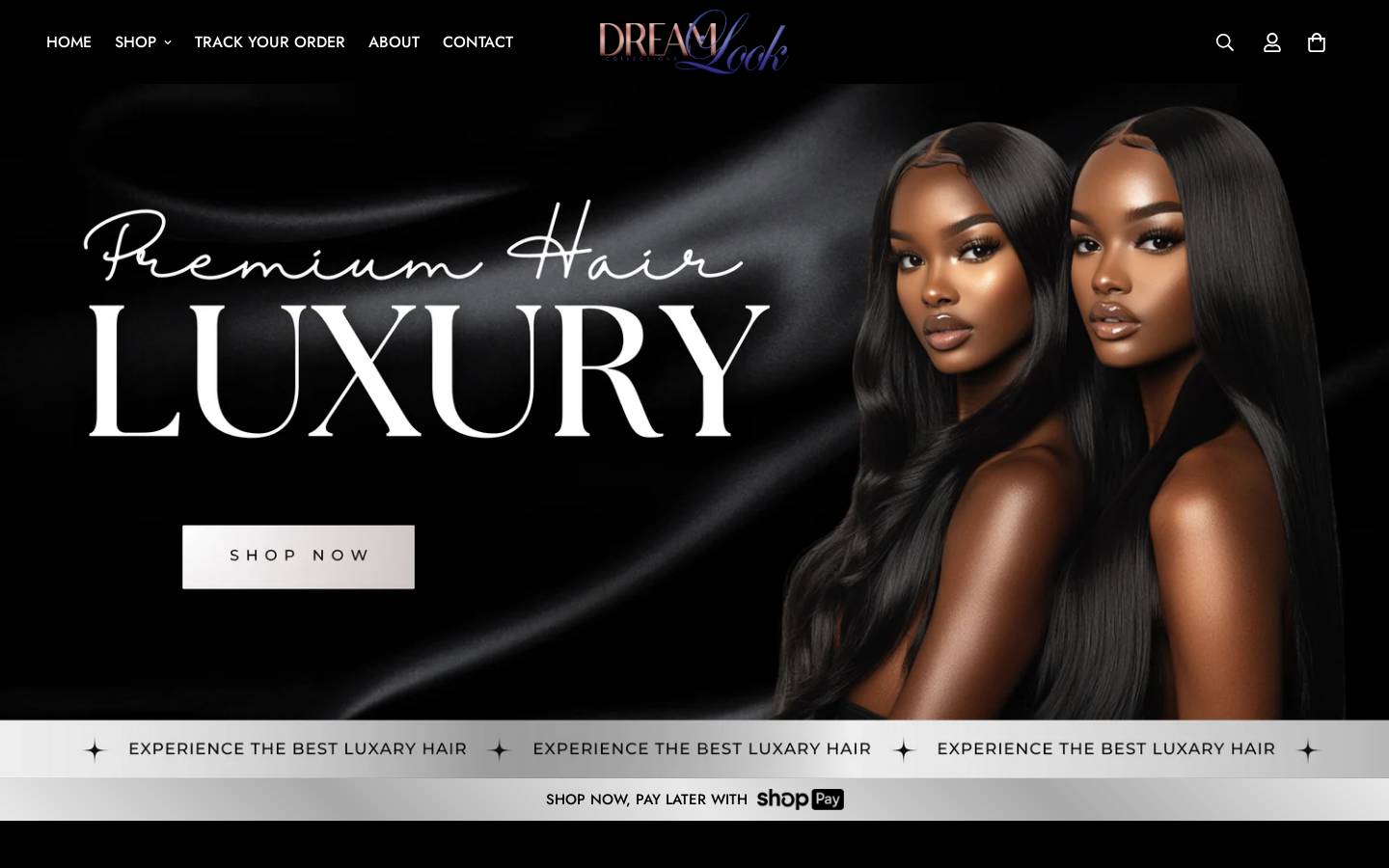 dreamlookcollections.com homepage screenshot