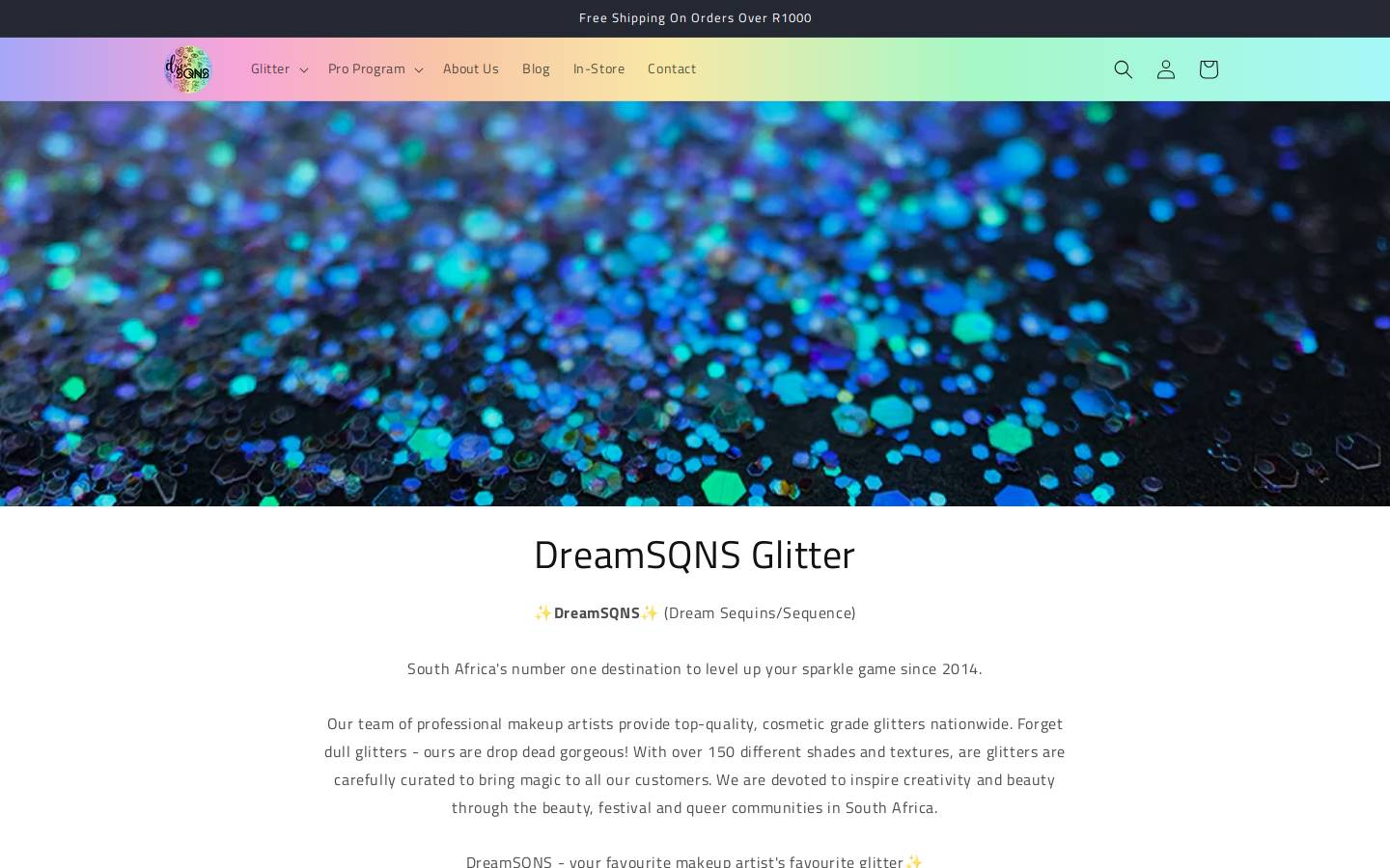 dreamsqns.com homepage screenshot