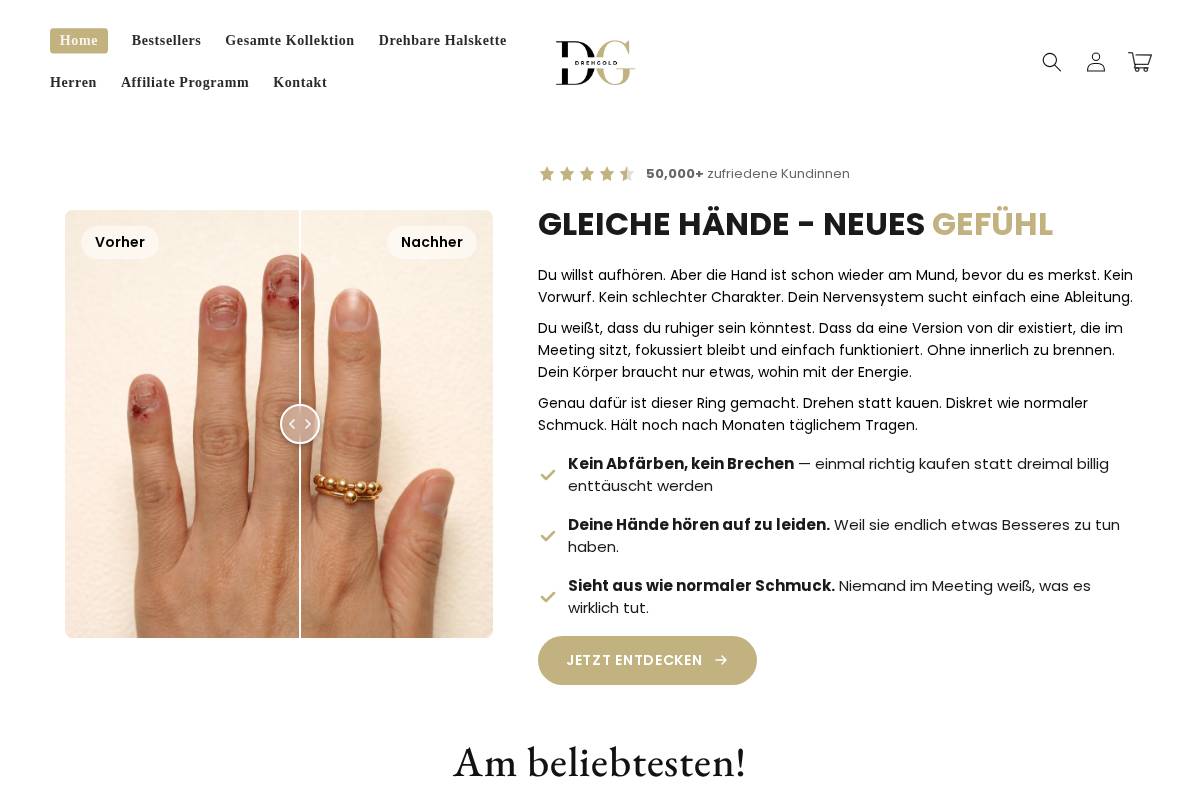 Drehgold homepage screenshot