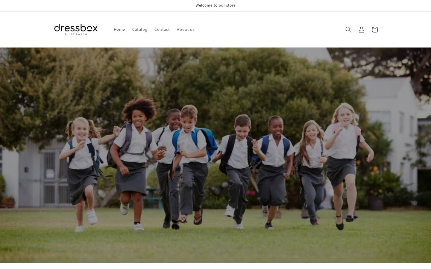 Dressbox homepage screenshot