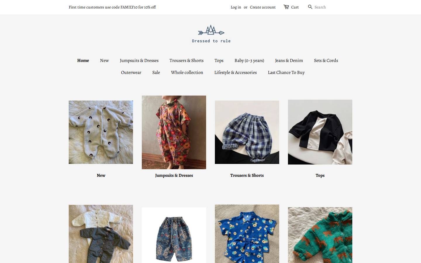 dressedtorule.com homepage screenshot