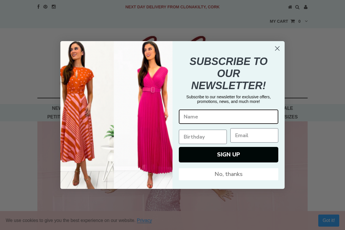 Dressesonline homepage screenshot