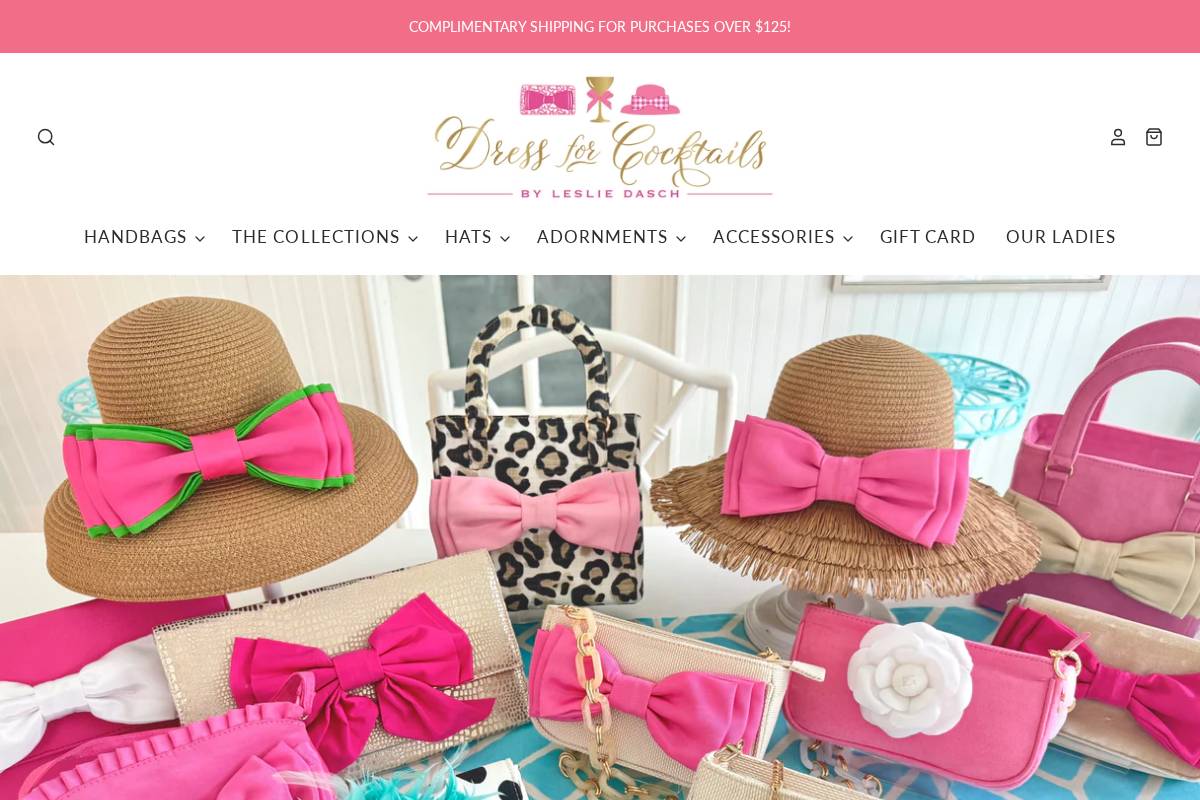 dressforcocktails.com homepage screenshot