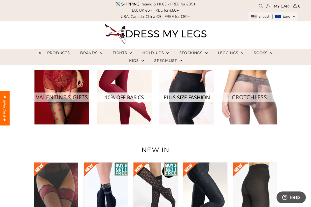 DressMyLegs homepage screenshot