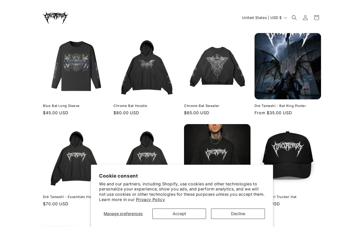 dretamashi.com homepage screenshot