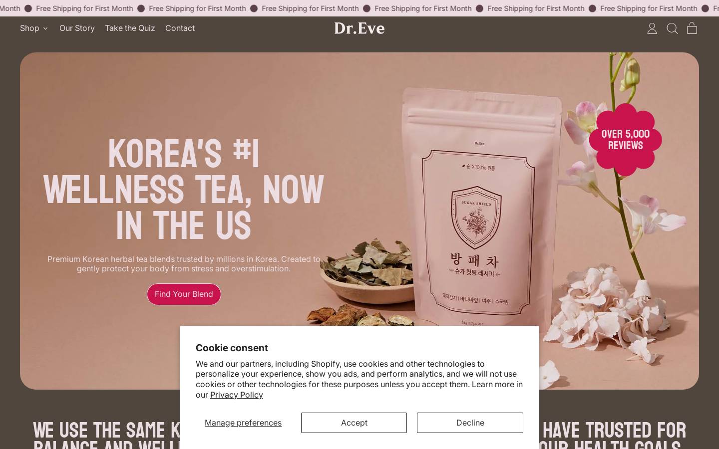 dreveus.com homepage screenshot
