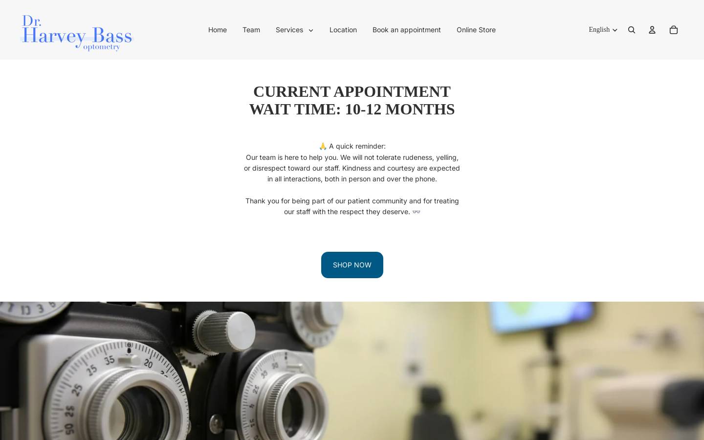 drharveybass.com homepage screenshot