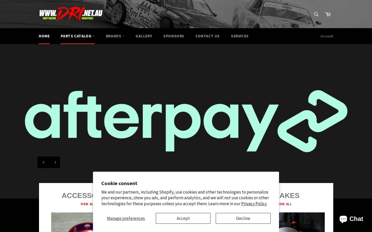 dri.net.au homepage screenshot