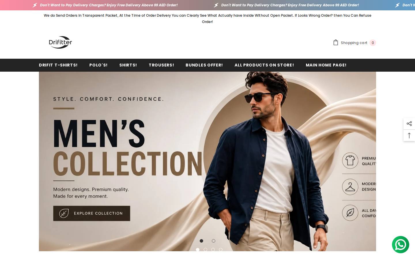 drifitter.com homepage screenshot