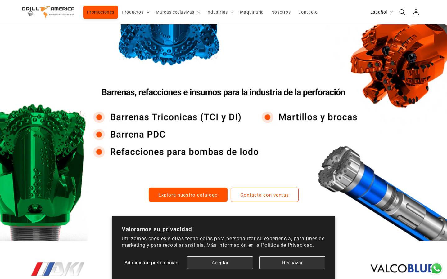 drillamerica.com.mx homepage screenshot