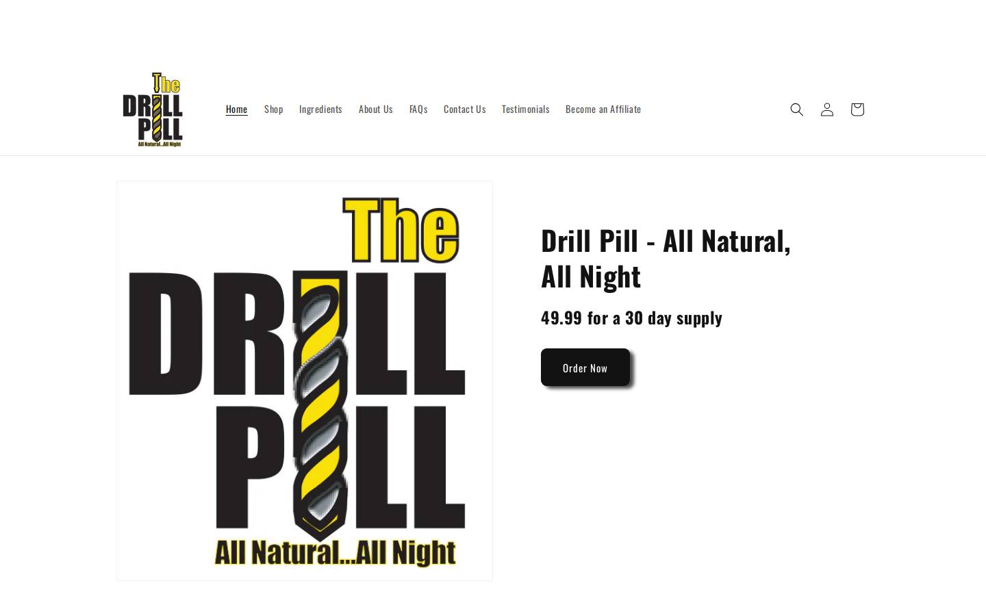 drillpill.com homepage screenshot