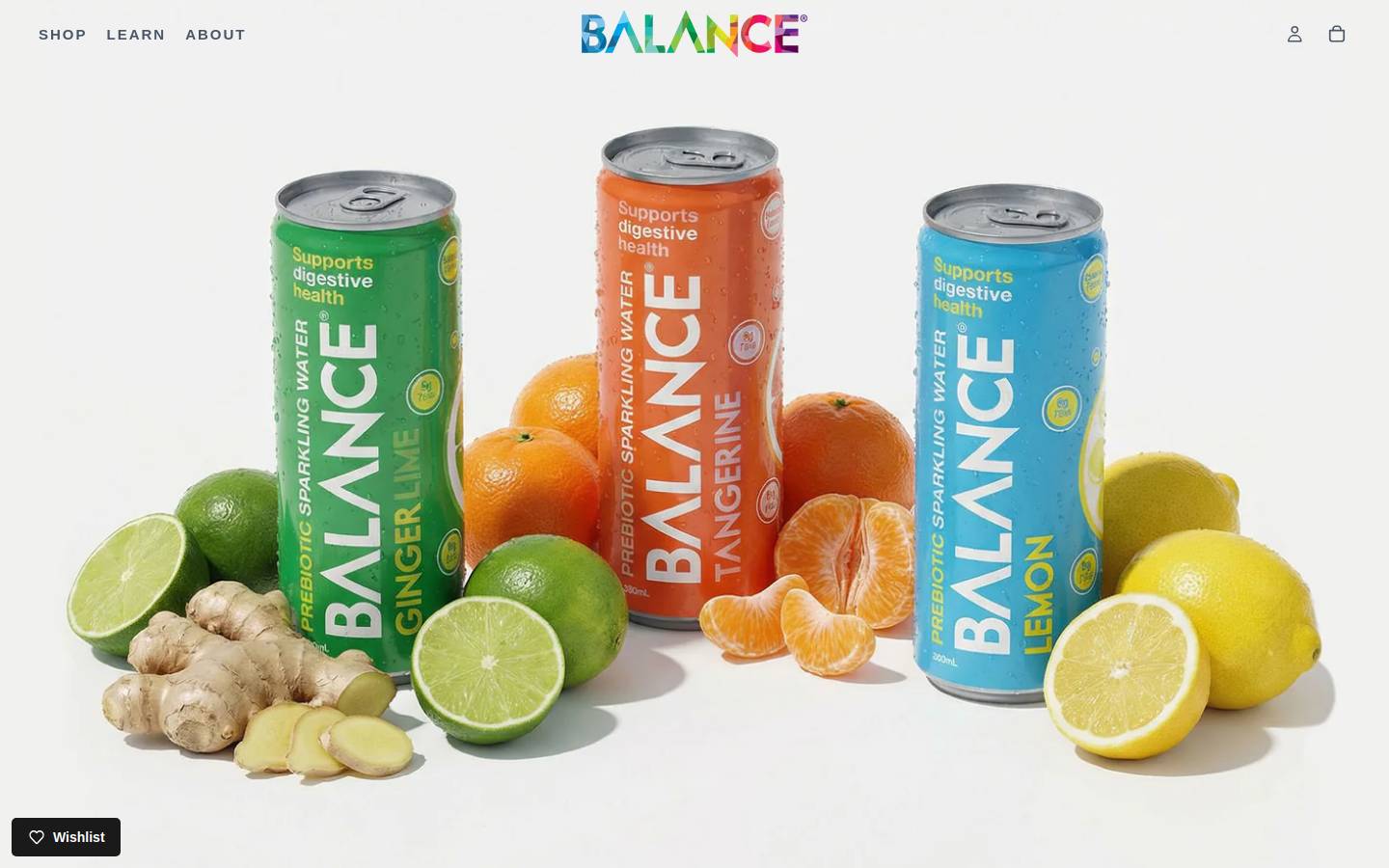 drinkbalance.com homepage screenshot