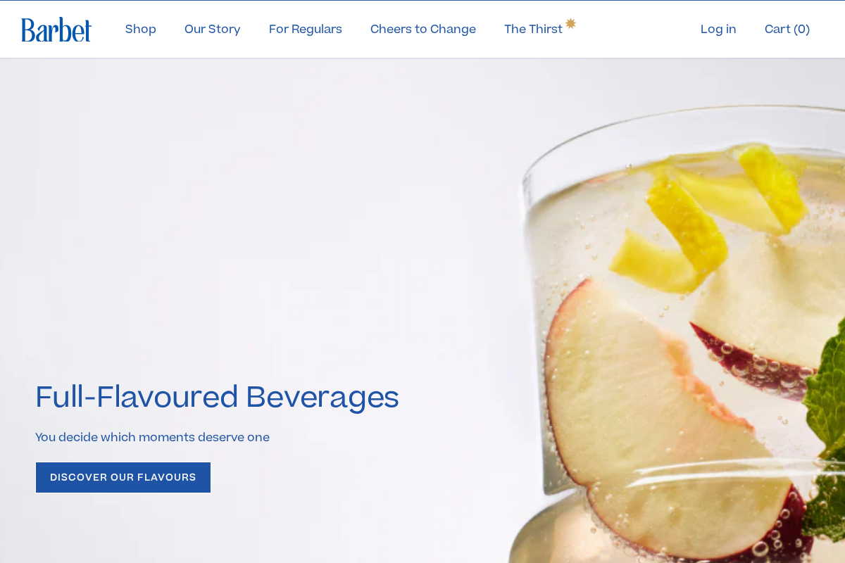 Barbet homepage screenshot