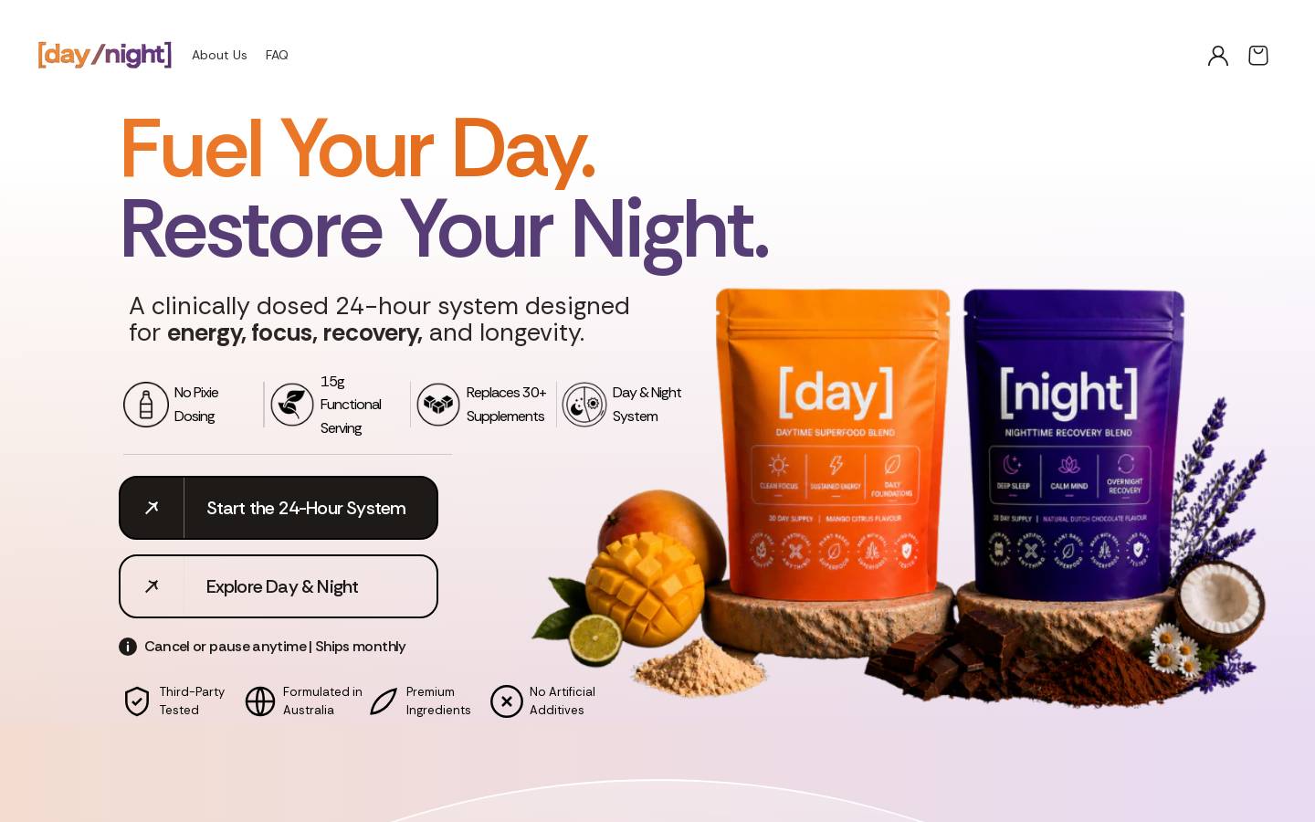 drinkdaynight.com homepage screenshot