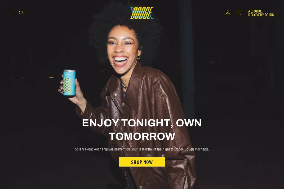 Dodge homepage screenshot