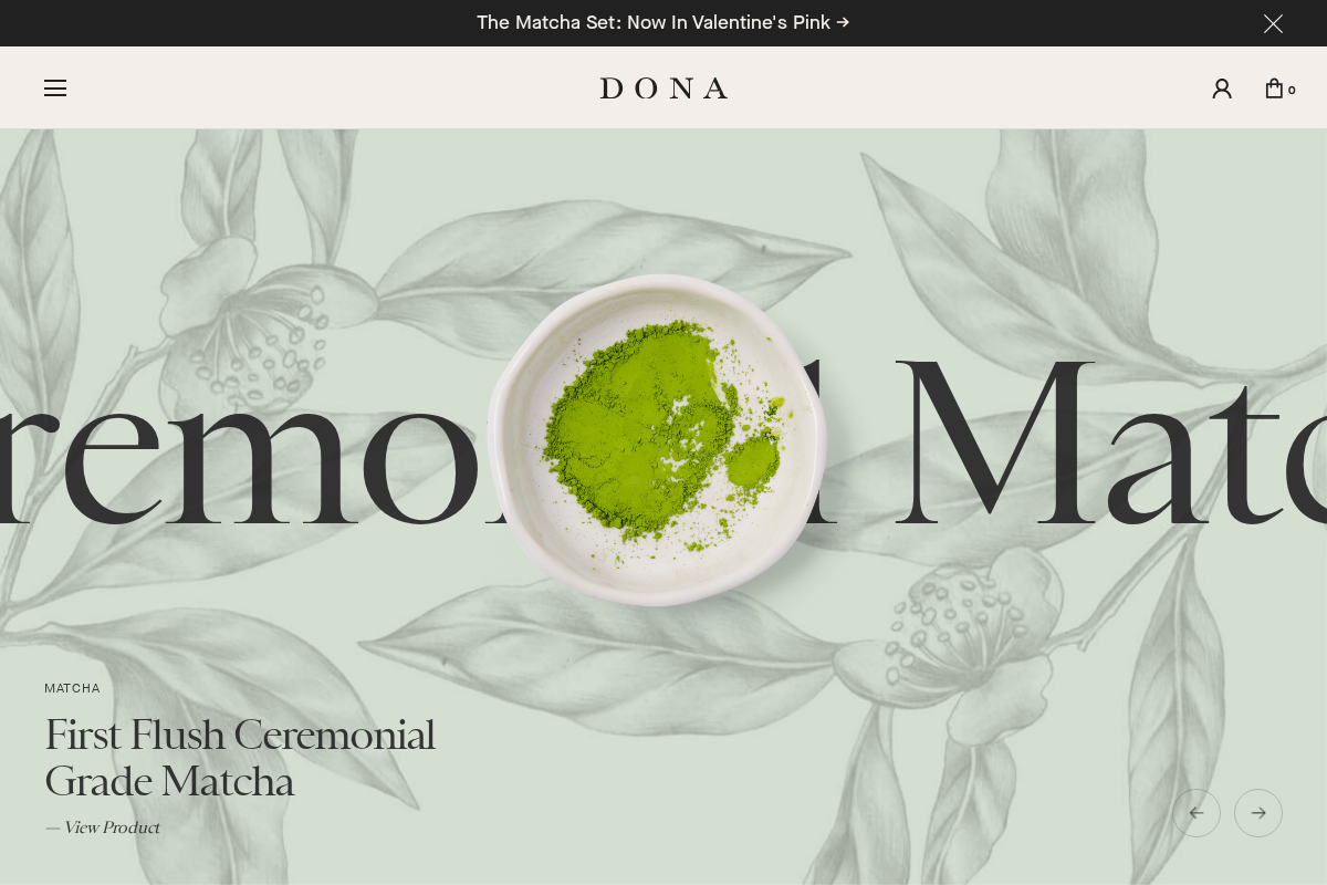 Dona homepage screenshot
