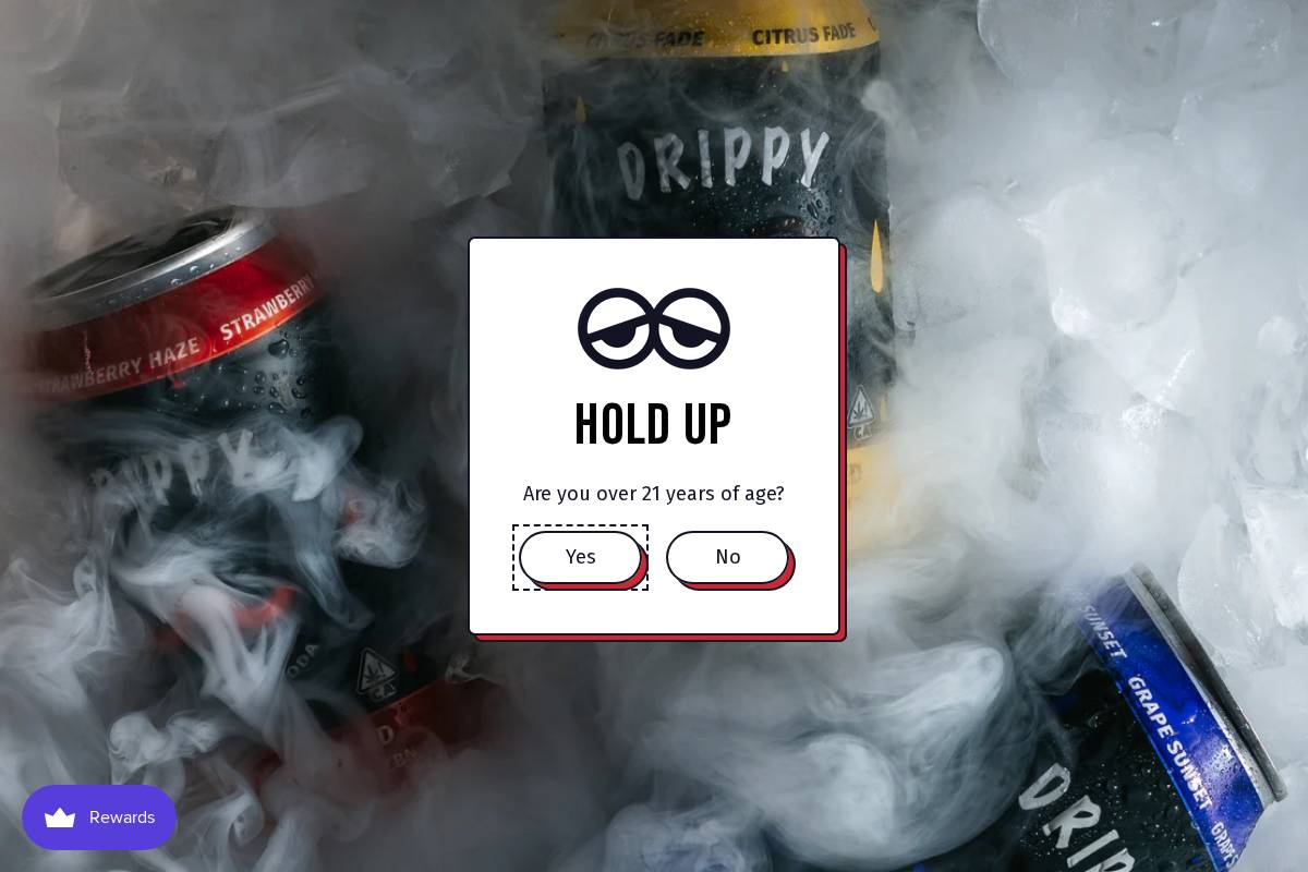 drinkdrippy.com homepage screenshot