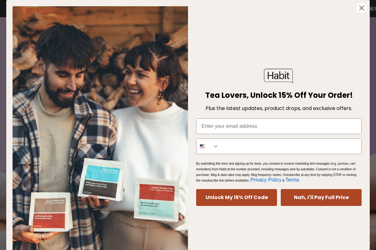 Habit homepage screenshot