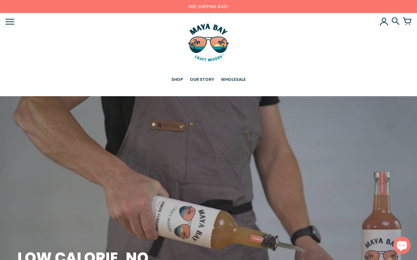 drinkmayabay.com homepage screenshot