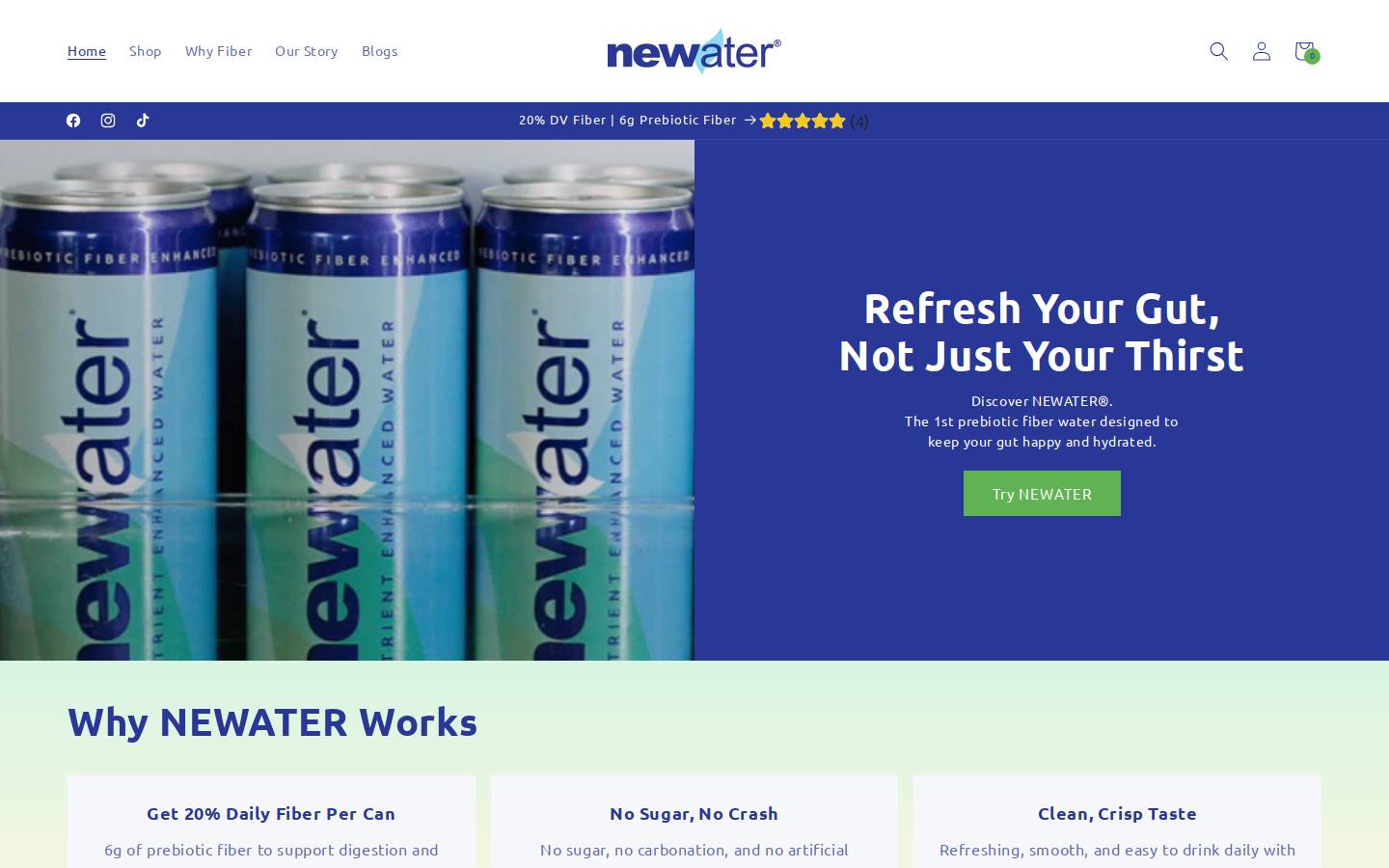drinknew.com homepage screenshot
