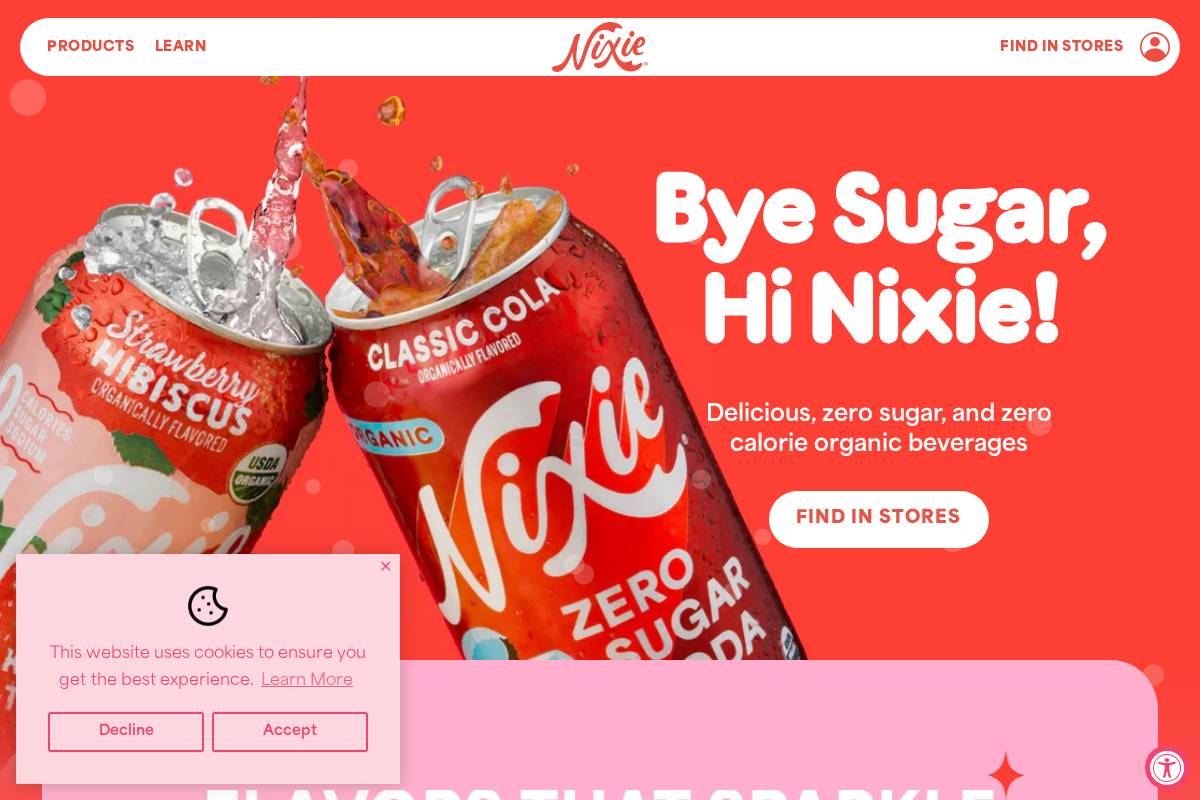 drinknixie.com homepage screenshot