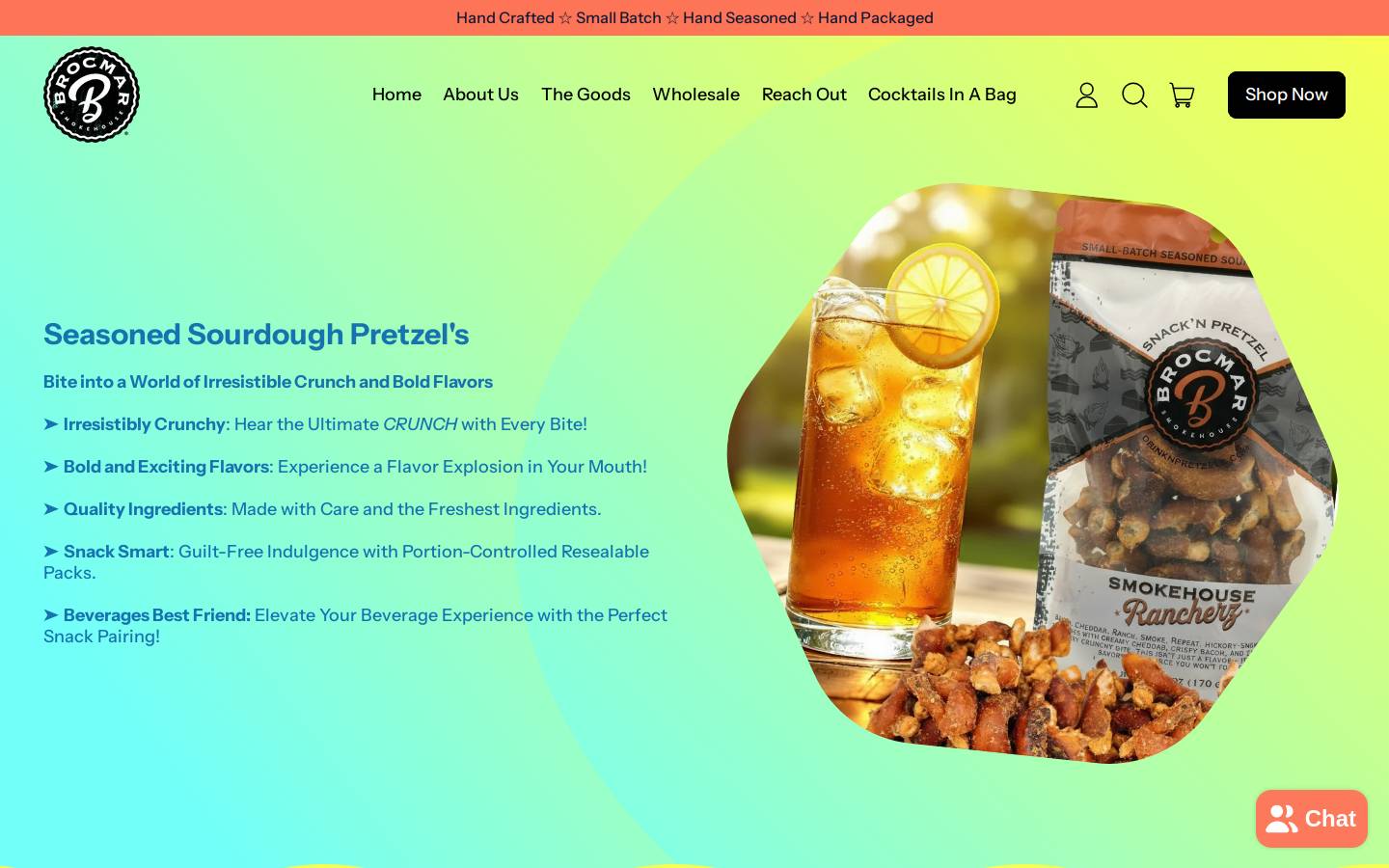 drinknpretzels.com homepage screenshot