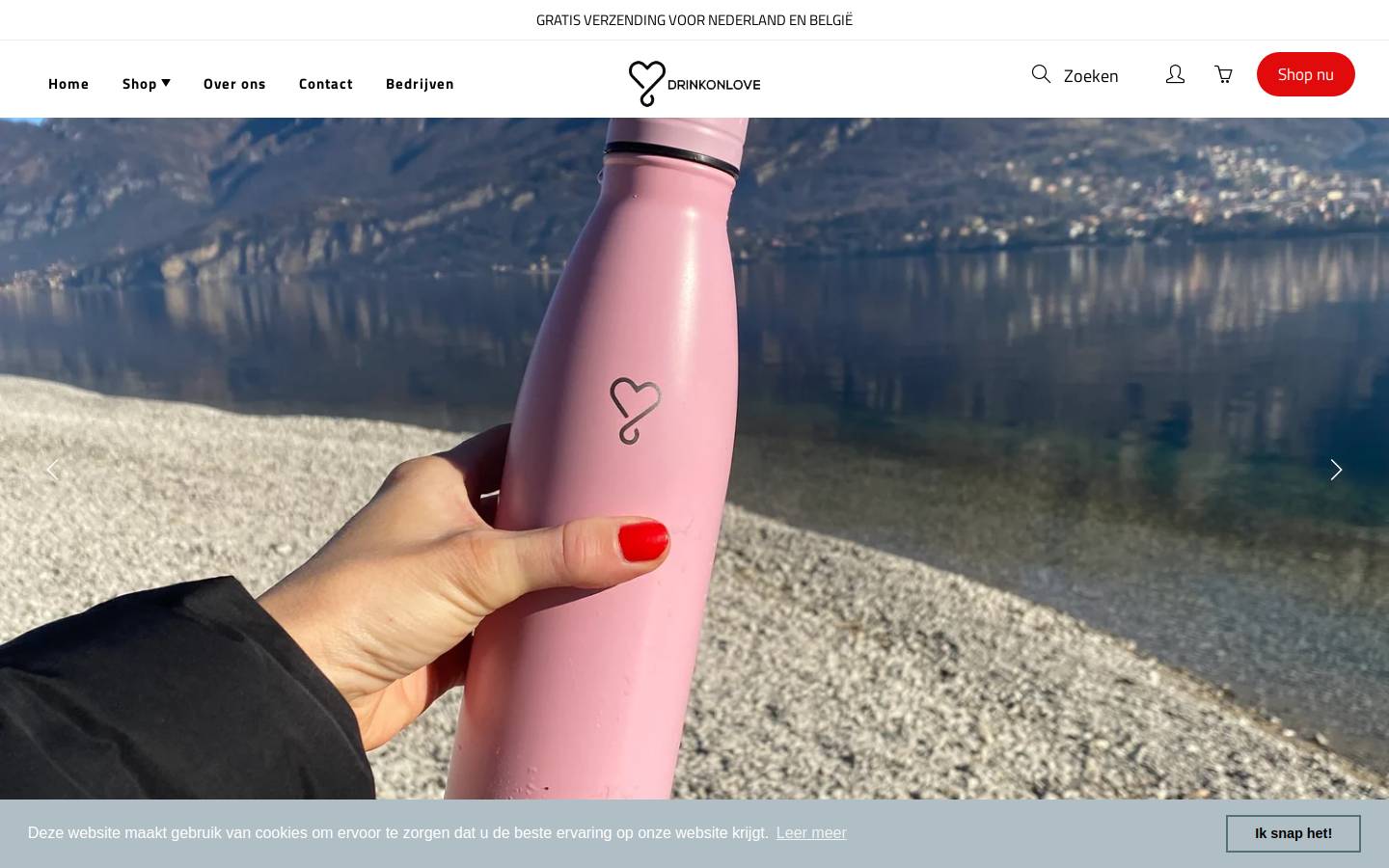 drinkonlove.com homepage screenshot