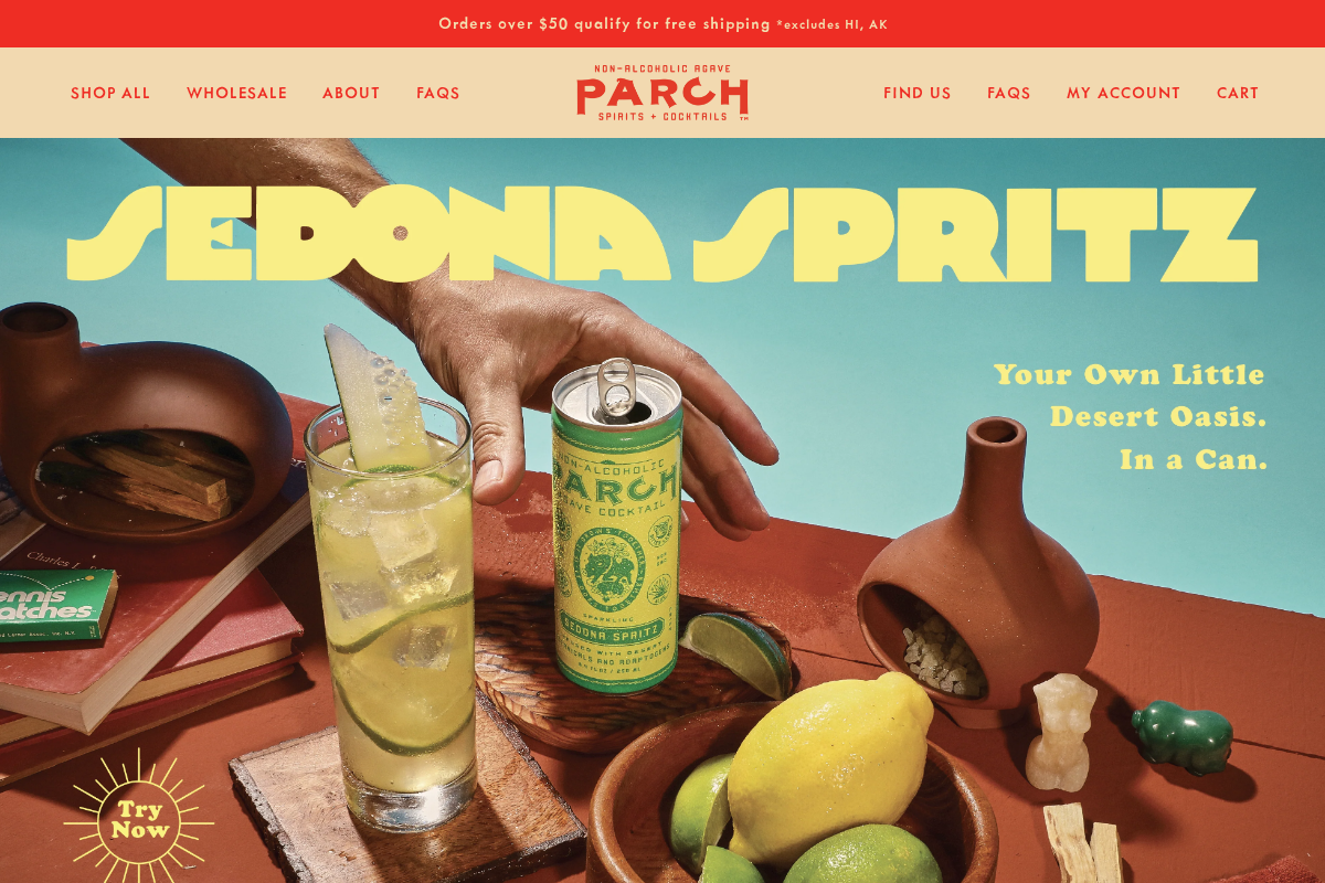 drinkparch.com homepage screenshot