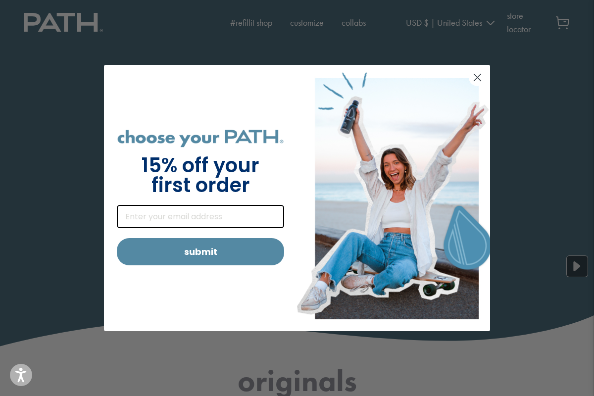 drinkpathwater.com homepage screenshot