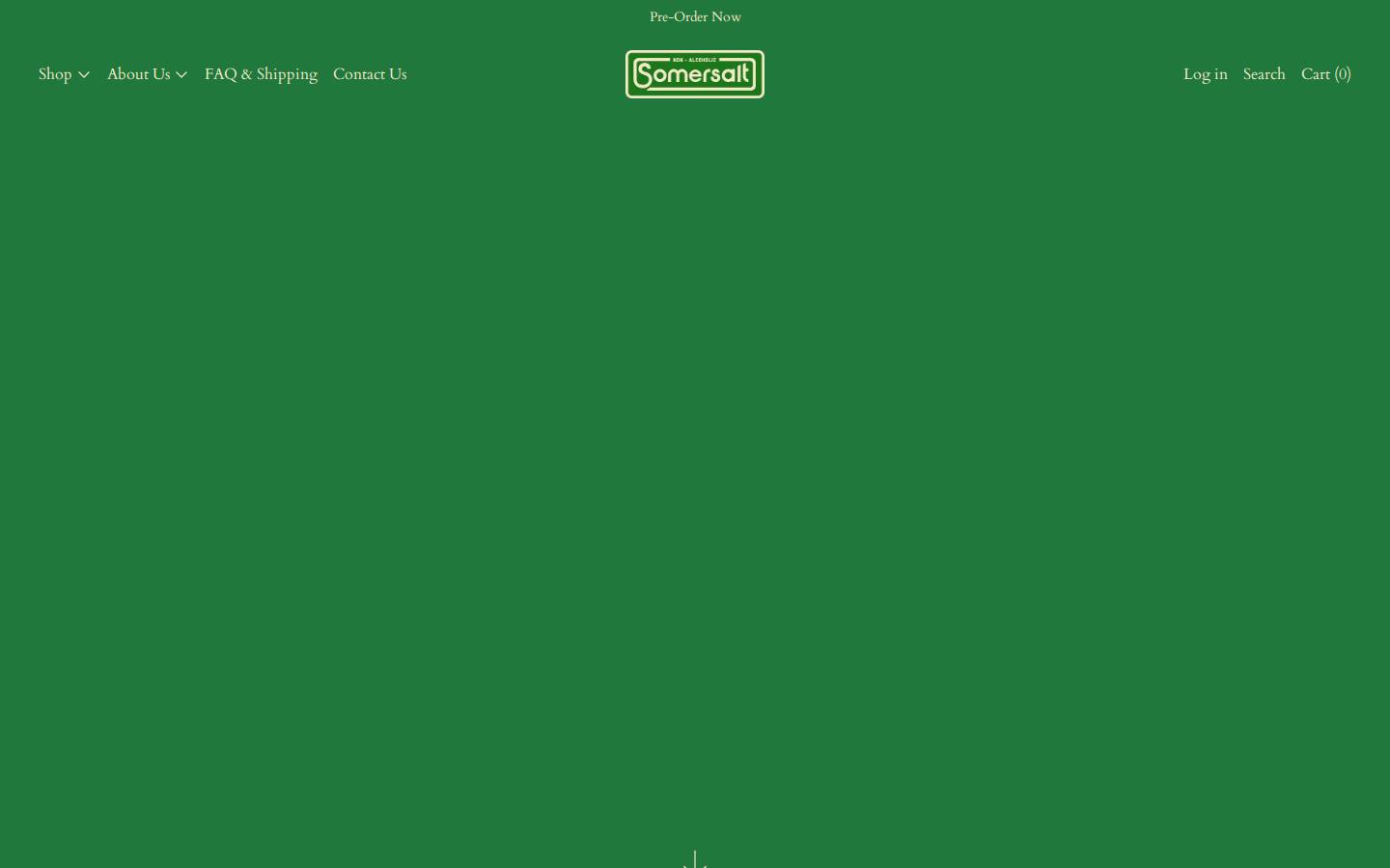 drinksomersalt.com homepage screenshot
