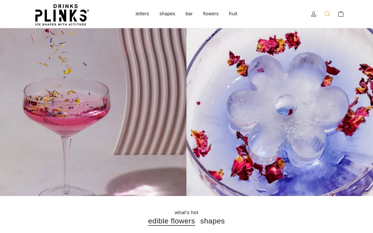 DrinksPlinks homepage screenshot