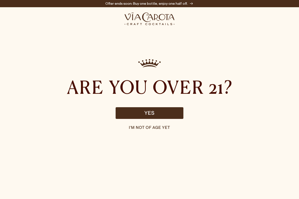 Via Carota homepage screenshot