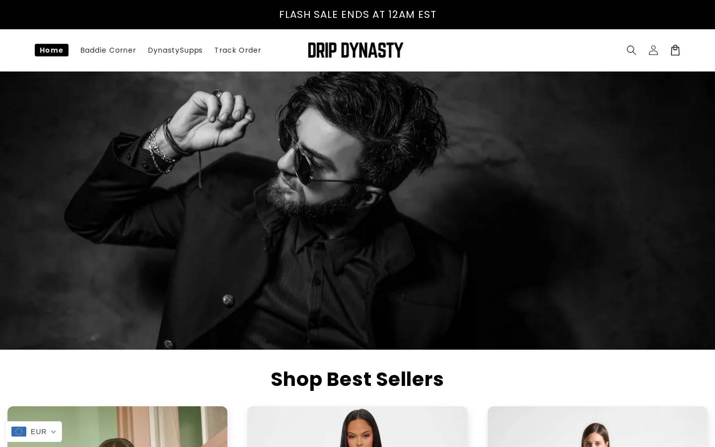 dripdynastyshop.com homepage screenshot