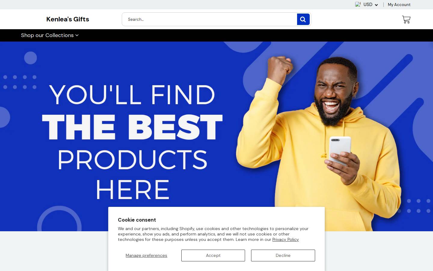 dripgifts.com homepage screenshot