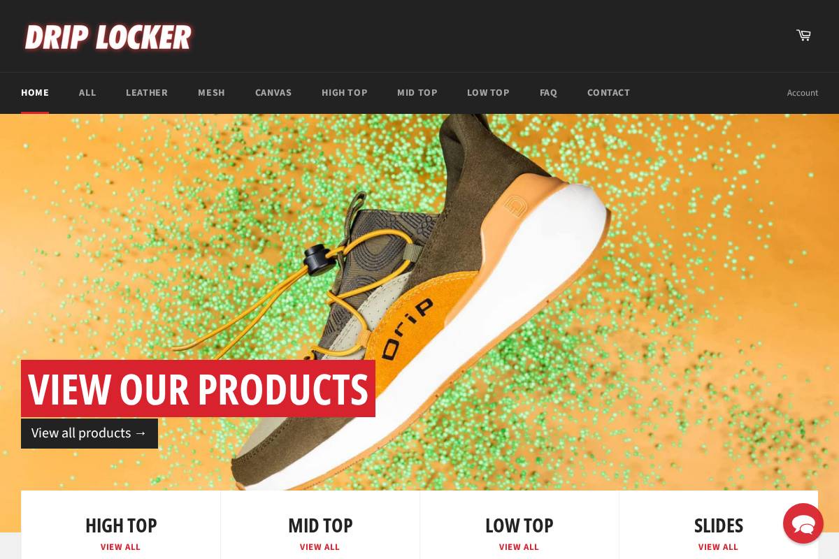 driplockerus.com homepage screenshot