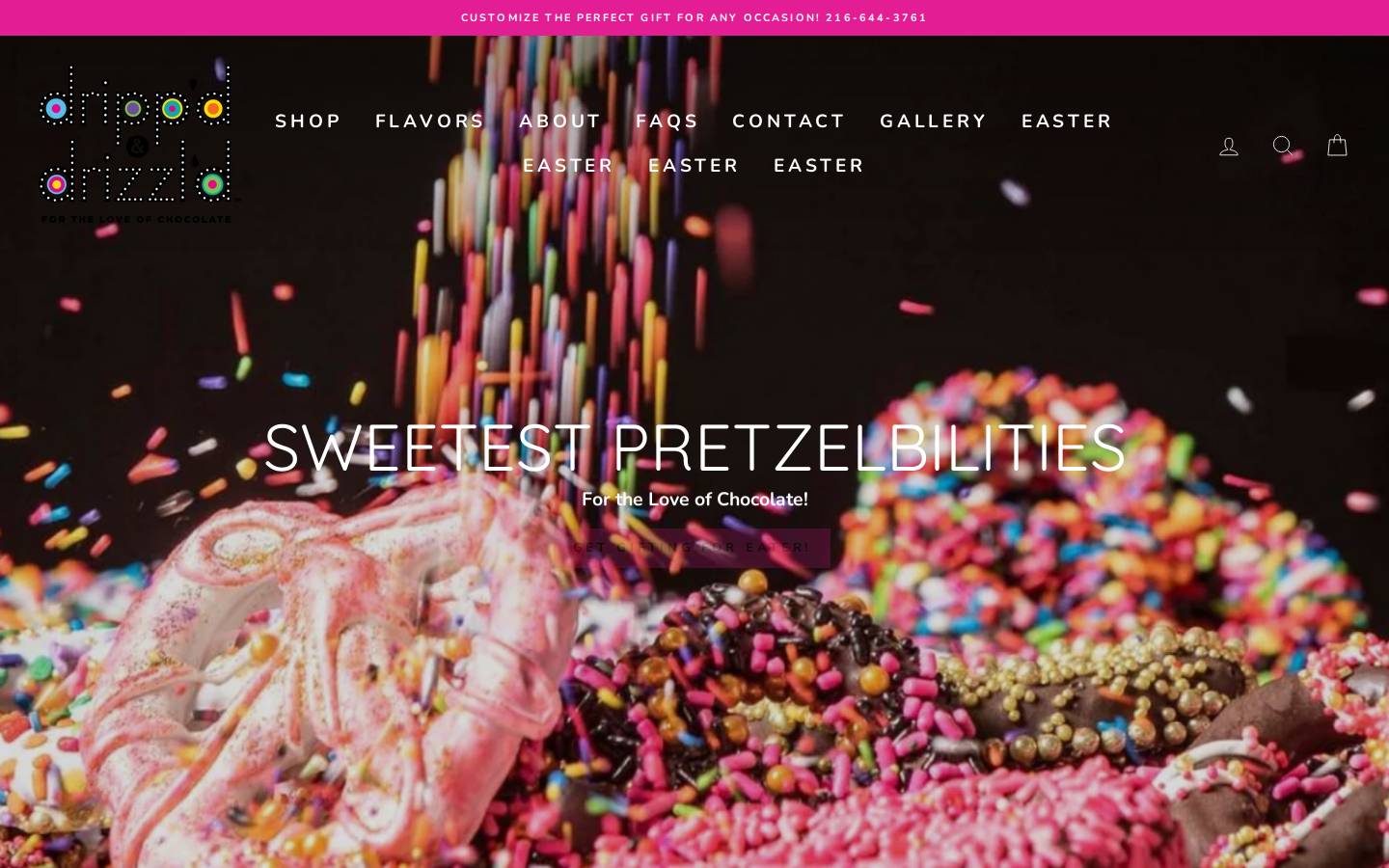 drippedanddrizzled.com homepage screenshot