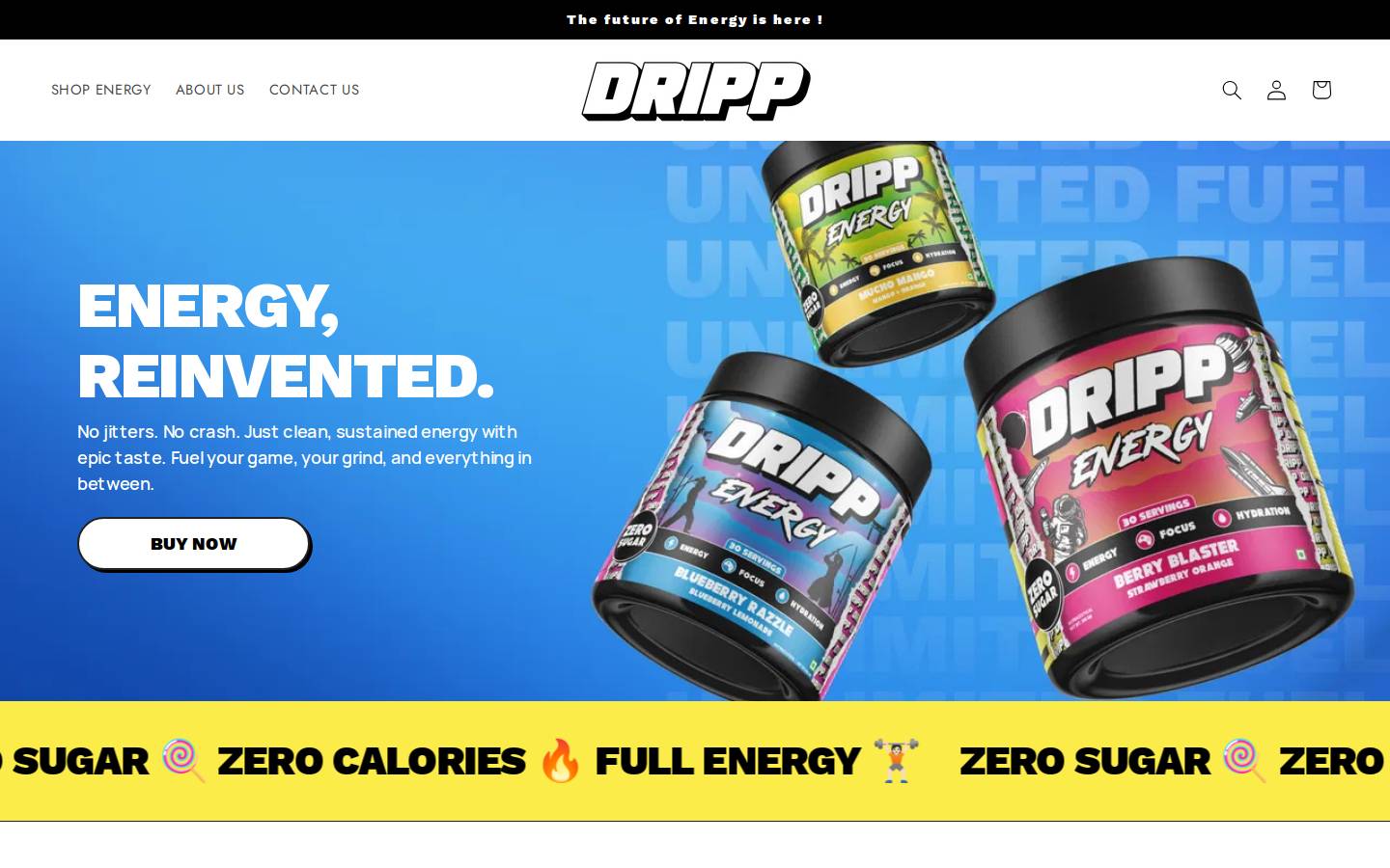 drippenergy.com homepage screenshot
