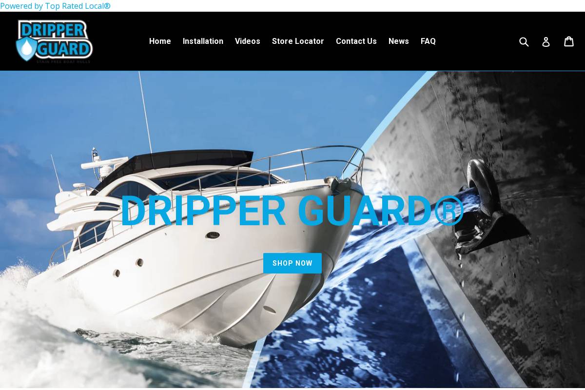 dripperguard.com homepage screenshot