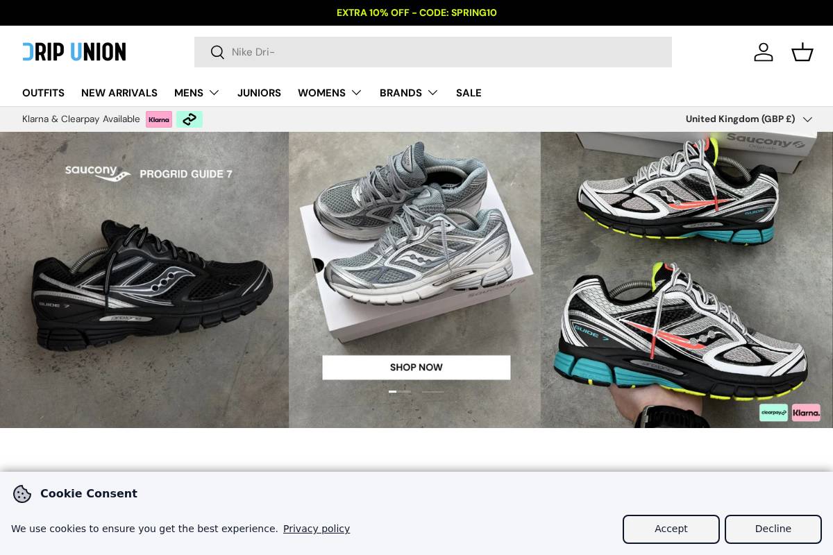 Drip Union homepage screenshot