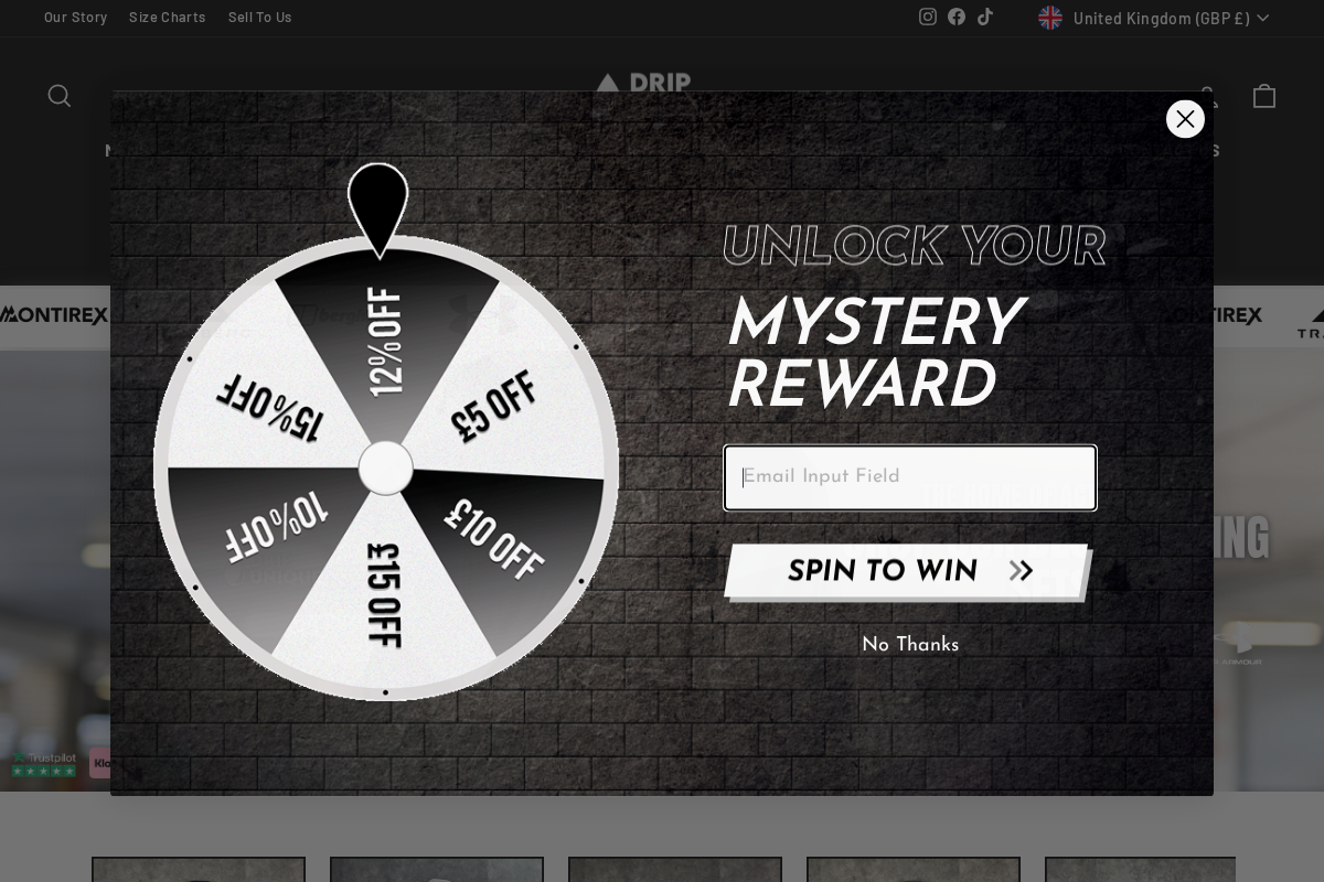 dripuniqueuk homepage screenshot