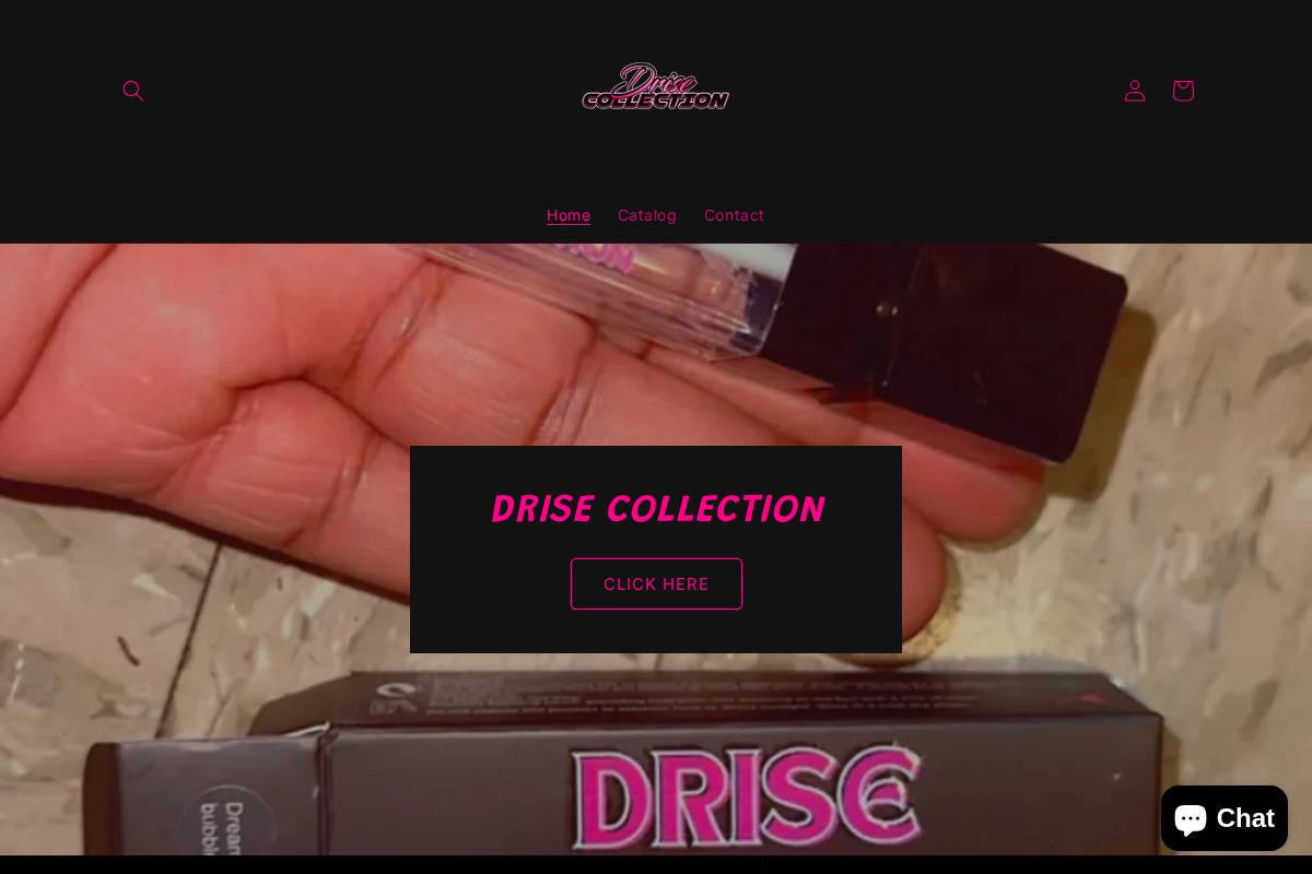 drisecollection.com homepage screenshot