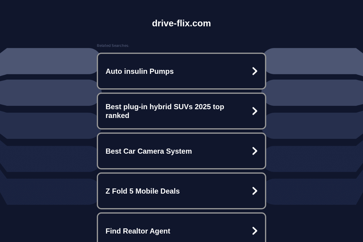 DriveFlix® homepage screenshot
