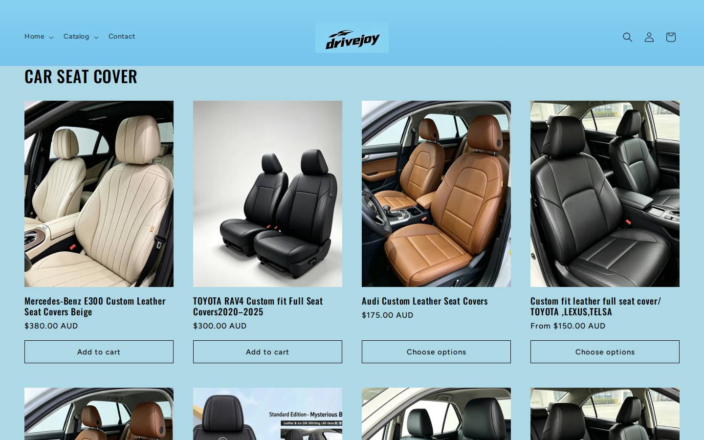 Drivejoy homepage screenshot