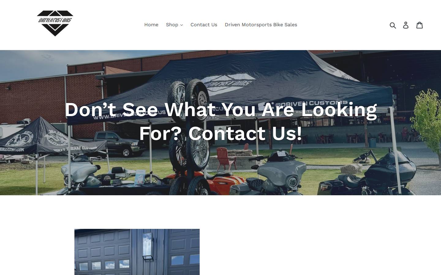 drivencustoms.us homepage screenshot