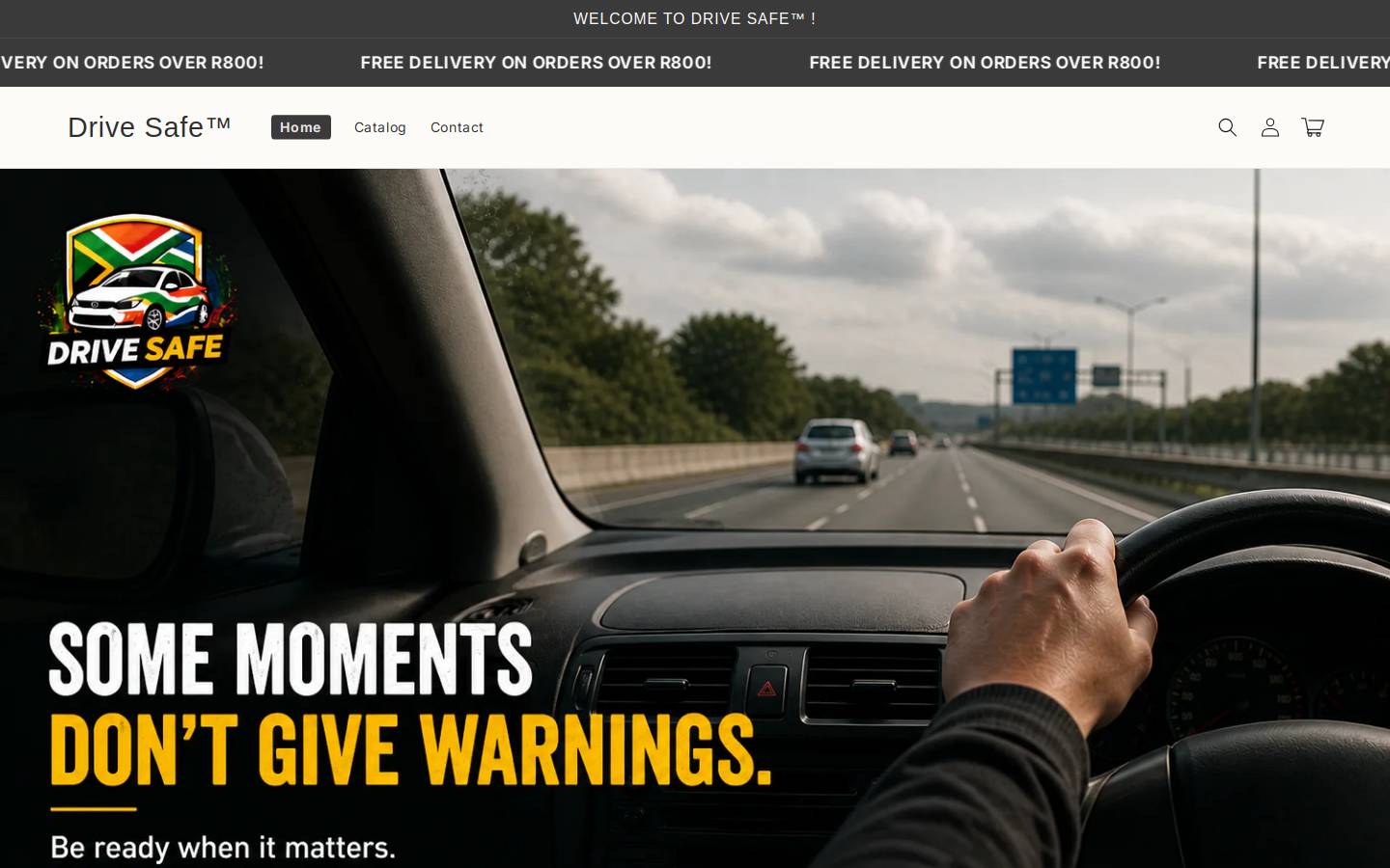 drivesafesa.co.za homepage screenshot