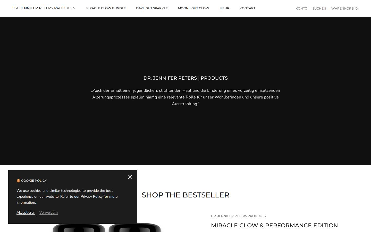 drjenniferpeters.shop homepage screenshot