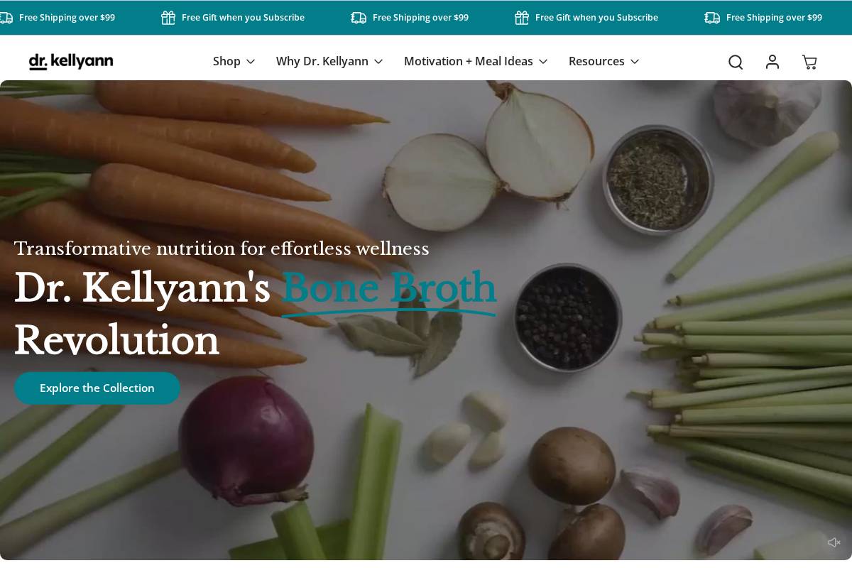 DrKellyann homepage screenshot