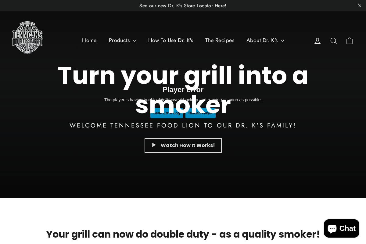 drkstenncans.com homepage screenshot