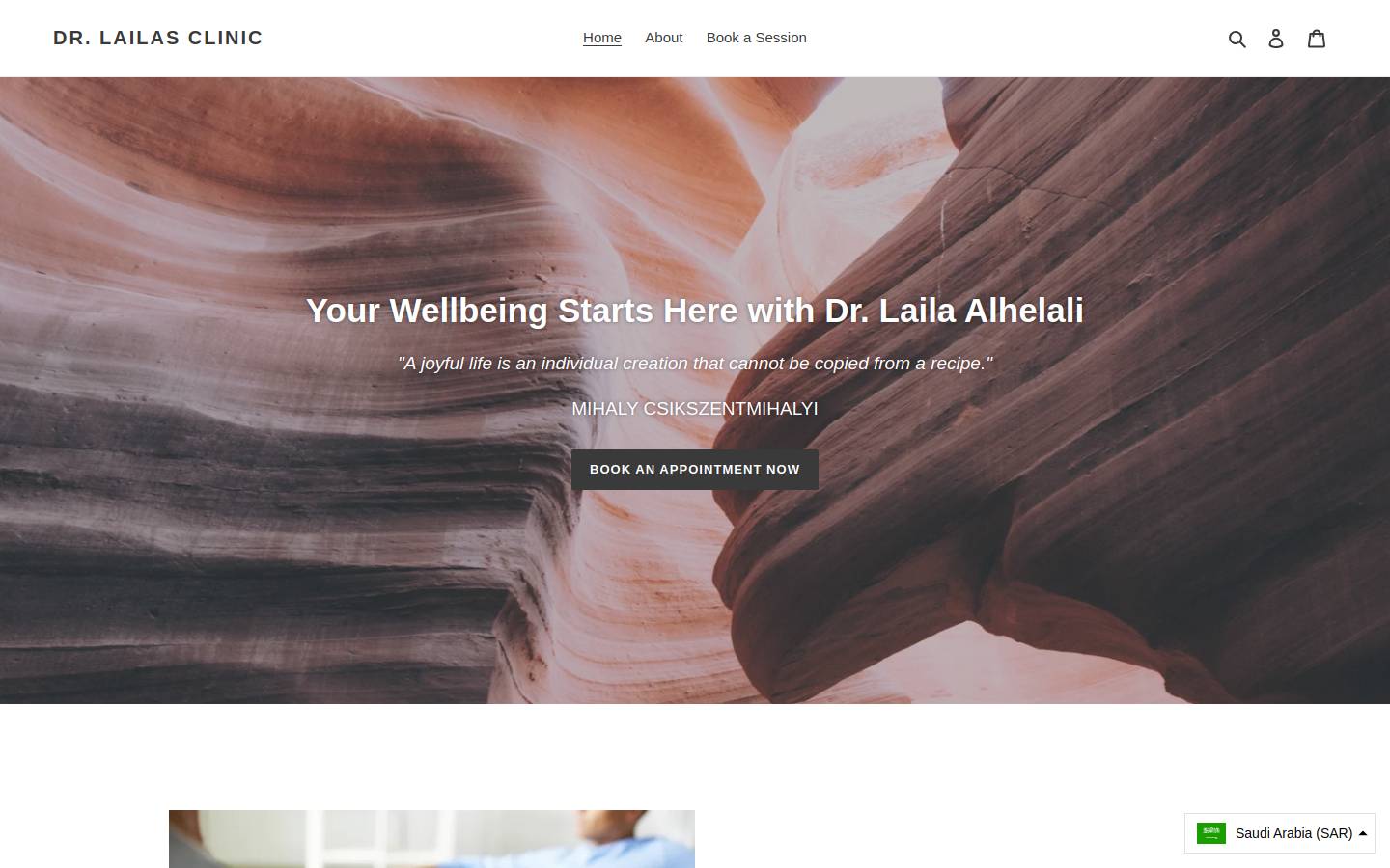 drlailas.com homepage screenshot